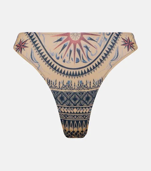 Плавки бикини с принтом из коллекции tattoo Jean Paul Gaultier, мультиколор