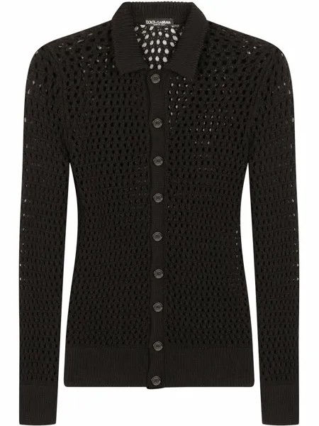 Dolce & Gabbana шерстяной кардиган рыхлой вязки