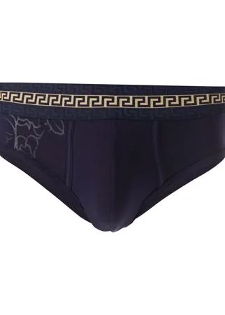 Versace трусы-брифы с узором Greca