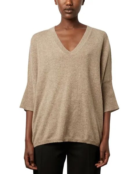 Кашемировый свитер Lenka Gerard Darel, цвет Tan/Beige