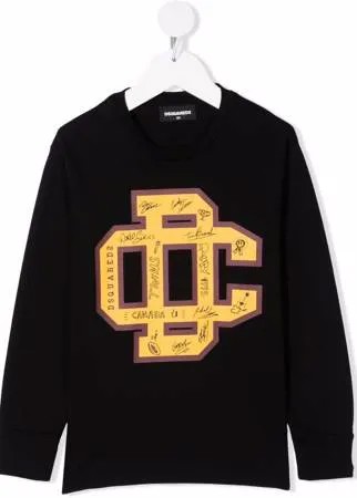 Dsquared2 Kids футболка с монограммой