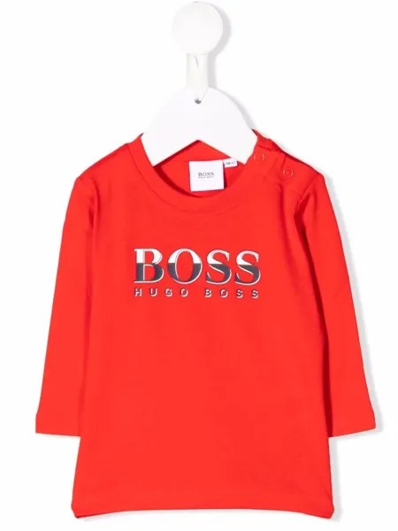 BOSS Kidswear футболка с логотипом