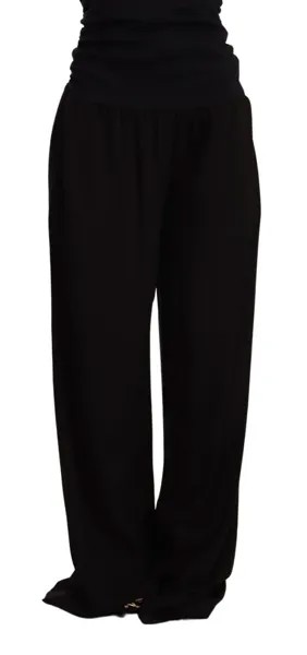 Брюки GF FERRE Черные прямые длинные классические брюки с высокой талией IT40/US6/S Рекомендуемая розничная цена 300 долларов США