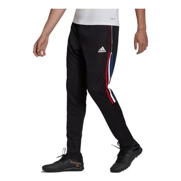 Спортивные штаны Adidas SS22 Solid Color Side Stripe Lacing Sports Black, Черный