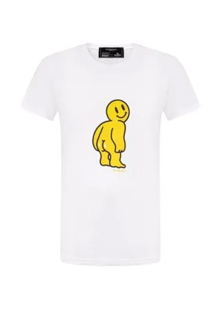 Хлопковая футболка DOMREBEL