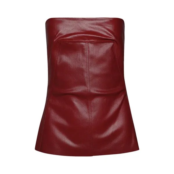 Топ Rick Owens Bustier Top, красный