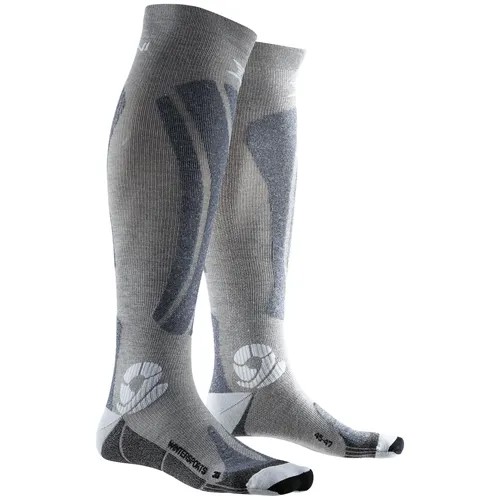 Термоноски мужские X-SOCKS Apani® Socks Wintersports Black/Grey/White 2021