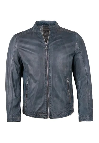 Кожаная куртка LACONA Milestone, цвет jeans blau