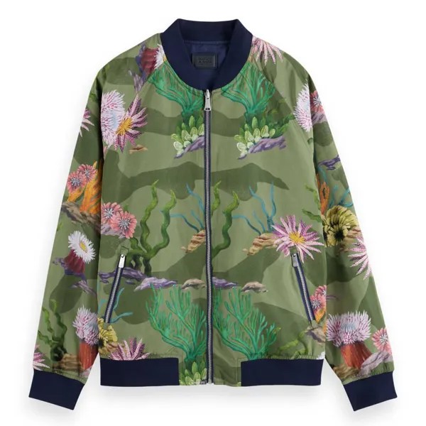 Куртка Scotch & Soda 175614 Bomber, зеленый