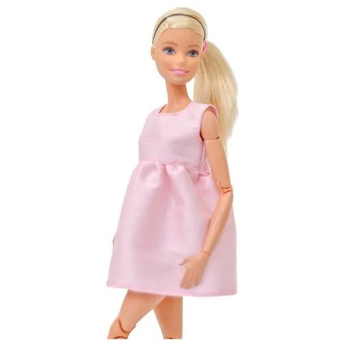 Barbie Elenpriv Одежда для кукол Барби - Светло-розовое платье и шарфик