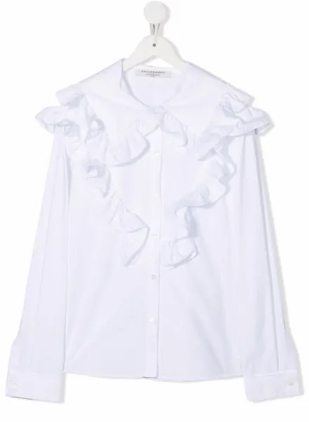 Philosophy Di Lorenzo Serafini Kids топ с длинными рукавами и оборками