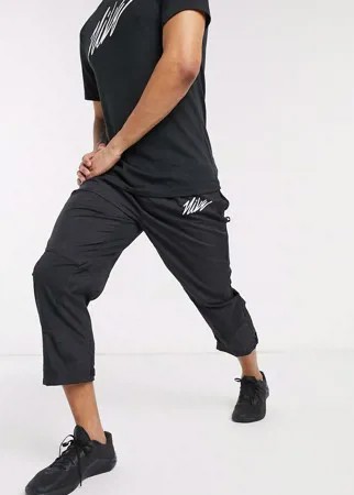 Черные брюки Nike Training Sport Clash-Черный