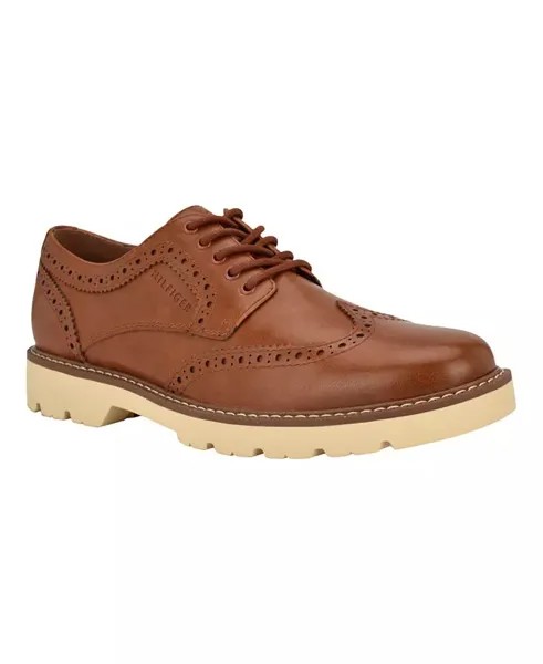 Мужские повседневные оксфорды Trenity Wingtip Tommy Hilfiger, коричневый