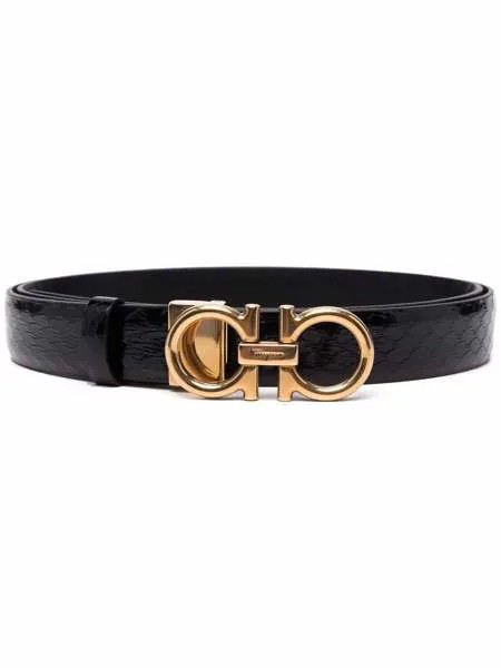 Salvatore Ferragamo ремень с декором Gancini