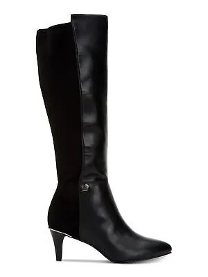 ALFANI Женские черные ботинки на каблуке Hakuu с миндалевидным носком, 11 м, WC