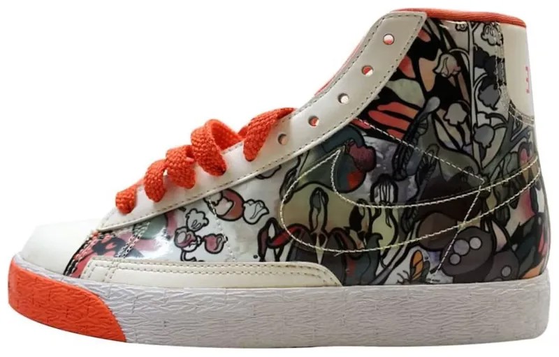 Кроссовки Nike Blazer High Sail/Sail-Bright Coral-White Women's, белый