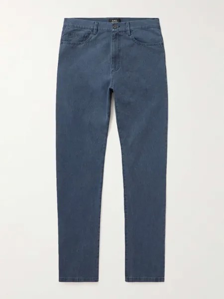 Стандартные зауженные джинсы A.P.C., синий