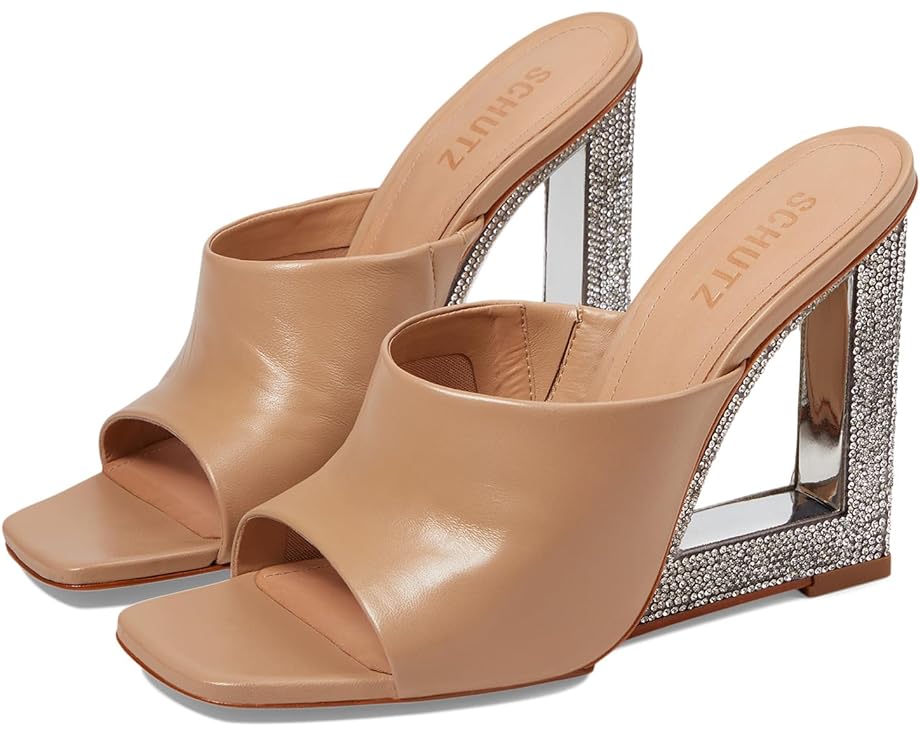 Туфли Schutz Filipa Mule Glam, цвет True Beige