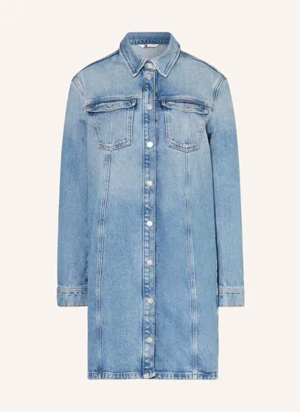 Джинсовое платье алин Tommy Jeans, голубой