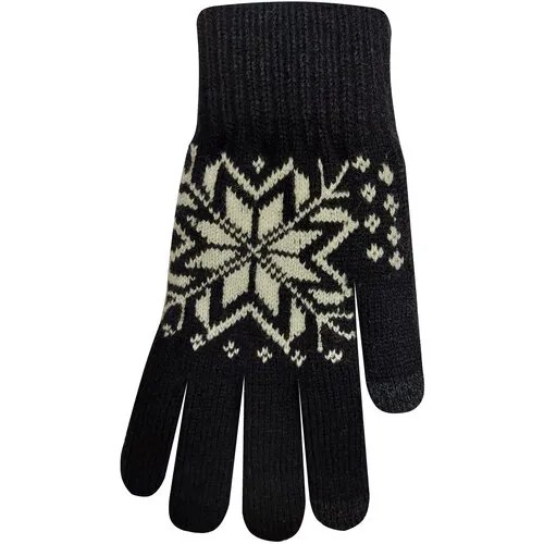Перчатки RAK зимние, утепленные, размер 21, черный