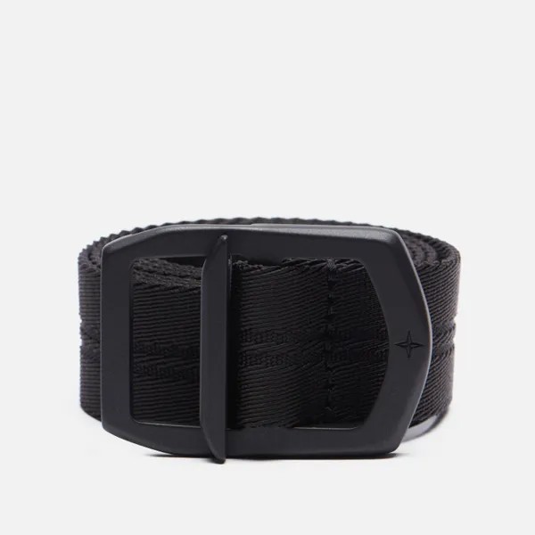 Ремень мужской Stone Island Nylon Tape 7515 Pass-Through Buckle черный 110 см