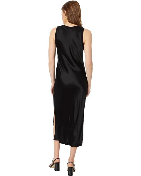 Платье Michael Stars Randi V-Neck Midi Dress, черный