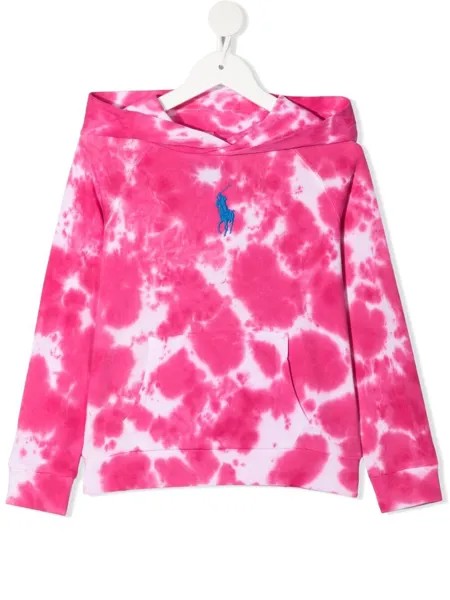 Ralph Lauren Kids худи с принтом тай-дай