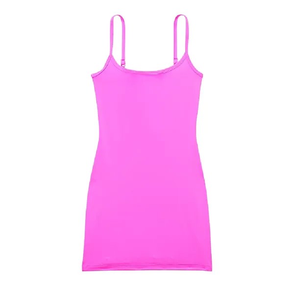 Платье-комбинация Victoria's Secret Pink Base Stretch, розовый