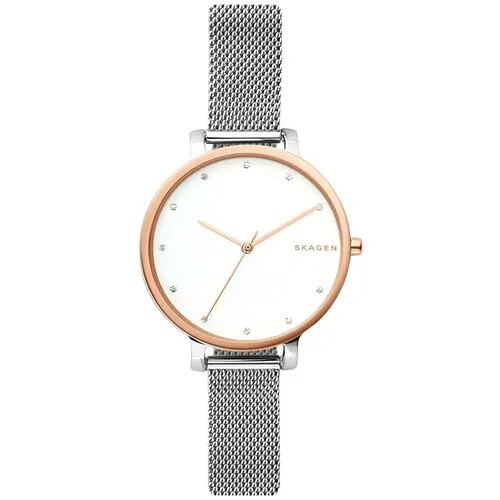 Наручные часы SKAGEN Hagen SKW2662, серебряный, белый