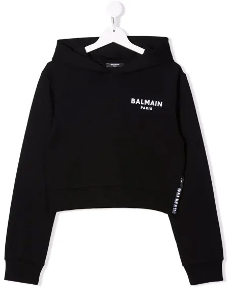 Balmain Kids худи с логотипом