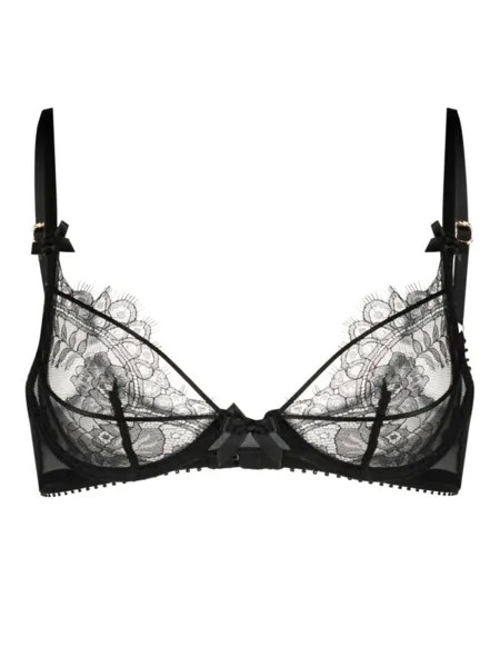 Agent Provocateur бюстгальтер Kiya с кружевом, черный