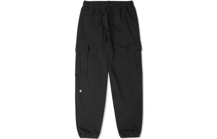 Мужские вязаные спортивные штаны Converse, цвет Black