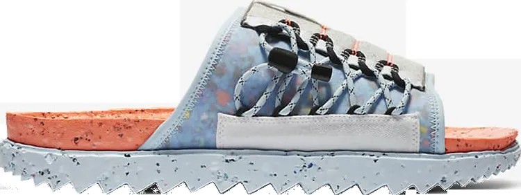 Сандалии Nike Asuna Slide SE 'Crater - Total Crimson Grey', оранжевый