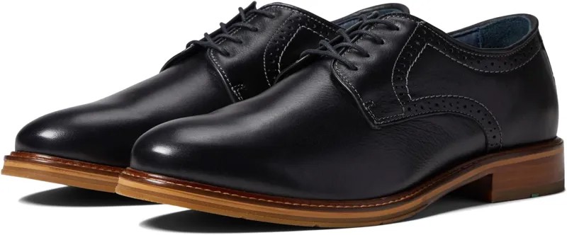 Оксфорды XC Flex Raleigh Plain Toe Johnston & Murphy, цвет Black Full Grain