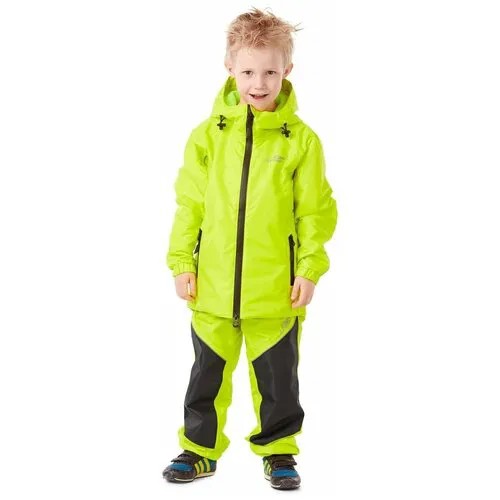 DragonFly Детский дождевик, EVO-Kids YELLOW (штаны,куртка (мембрана) 128-134