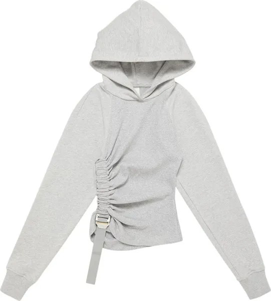 Худи Dion Lee Safety Slider 'Grey Marle', серый