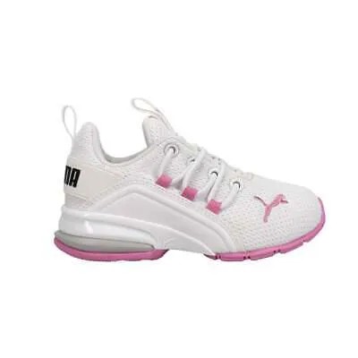 Puma Axelion Training Youth Girls Белые кроссовки Спортивная обувь 194286-11