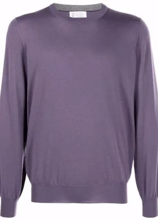 Brunello Cucinelli шерстяной джемпер с длинными рукавами