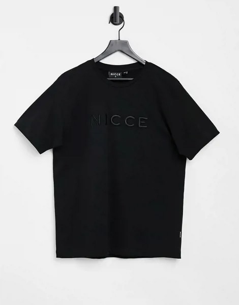 Черная футболка Nicce Mercury-Черный цвет