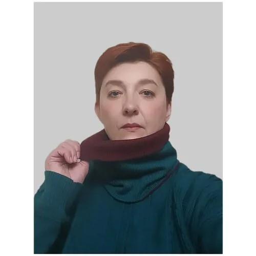 Снуд-хомут двусторонний двухцветный Ряженка
