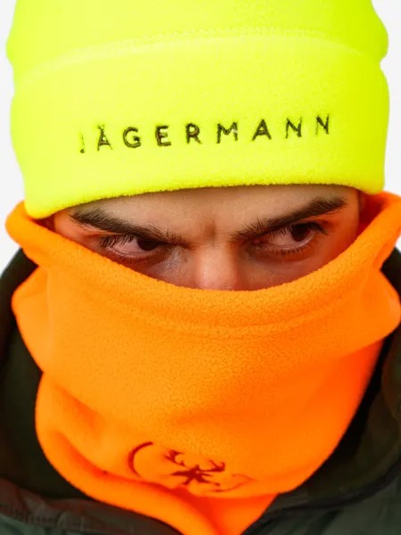 Комплект флисовый (шапка и снуд) Jägermann, Зеленый