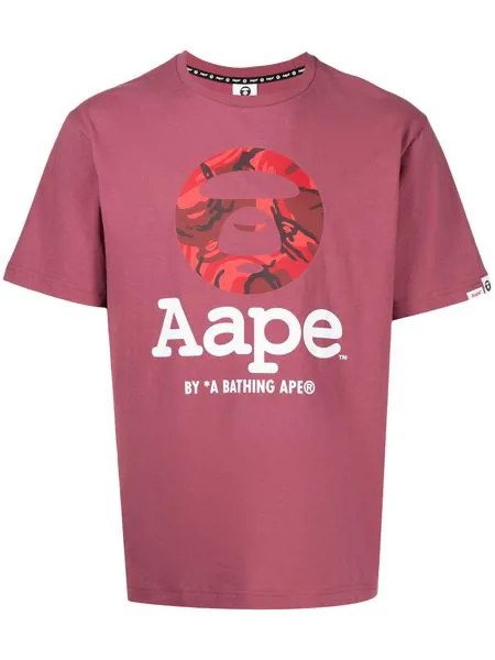 AAPE BY *A BATHING APE® футболка с логотипом