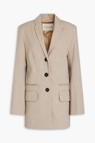 Креповый пиджак By Malene Birger, серо-коричневый