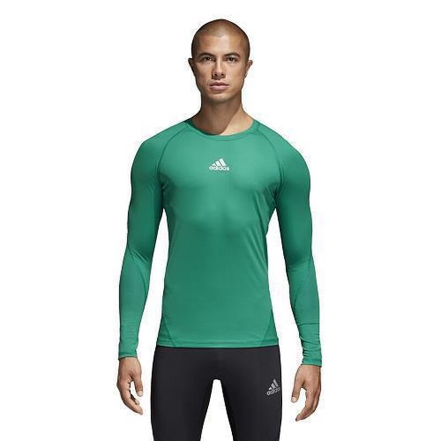 Лонгслив мужской Adidas CW9504 зеленый XL