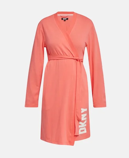 Банный халат DKNY, персик