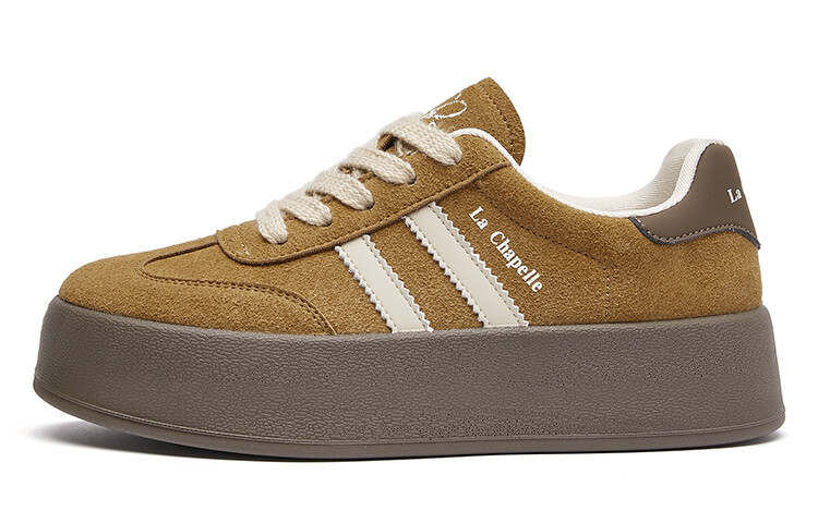 Кроссовки La Chapelle Skateboarding Shoes Women's Low-top, хаки