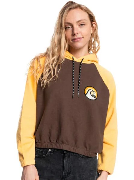 Свитшот женский Quiksilver EQWFT03074 коричневый XS