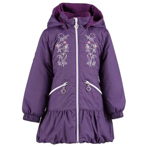 Пальто для девочек EEVA K19037-612, Kerry, Размер 110, Цвет 612-фиолетовый