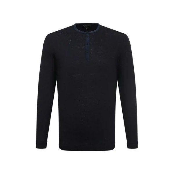 Льняной лонгслив Giorgio Armani