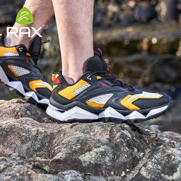 Мужские кроссовки для походов Rax, дышащая сетчатая быстросохнущая спортивная обувь для горного туризма, для бисероплетения